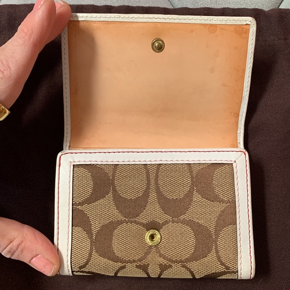 Coach Monogram Poppy wallet - Picture 3 of 14